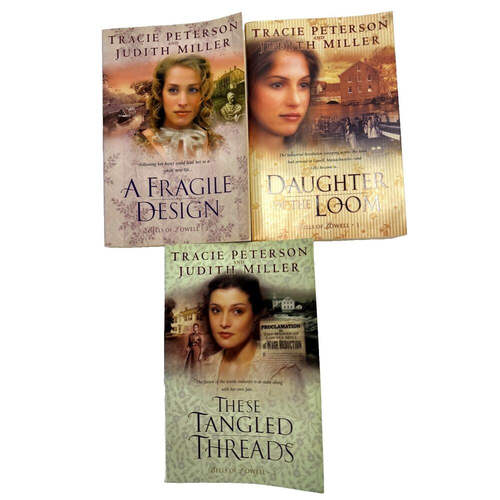 Peterson Miller Bells Of Lowell‎ Historical Romance Novel Set 3 Books